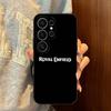 R-ROYALS E-ENFIELDS Logo Phone Case For Samsung S 24 fe 25 Ultra plus 20 lite 21 30 22 23 24 22 Ultra 5G Fundas