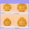 Style Resin Fortune Basin With Prosperity Coins For Office Or Home Decor Gift