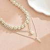 Geometric Necklace With Multilayer Design For Women And Men Fashion Jewelry