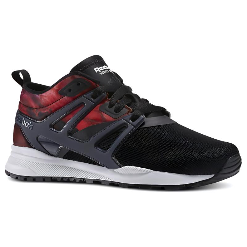 Reebok Ventilator Supreme Versatile Casual Breathable Low-Top Running Shoes Unisex sneaker Black V62490