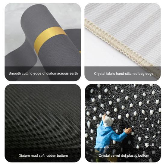 Koupelnový koberec Protiskluzová podložka Vzor optické iluze Koupelnový kobereček Snadno se čistí Pohodlný relaxační prostor Koupelnová předložka