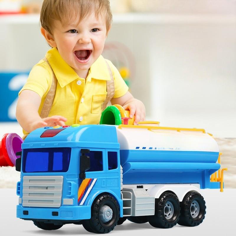 Childrens Water Spray Truck Model With Music And Flashing Lights For Boys Boys Toy Car