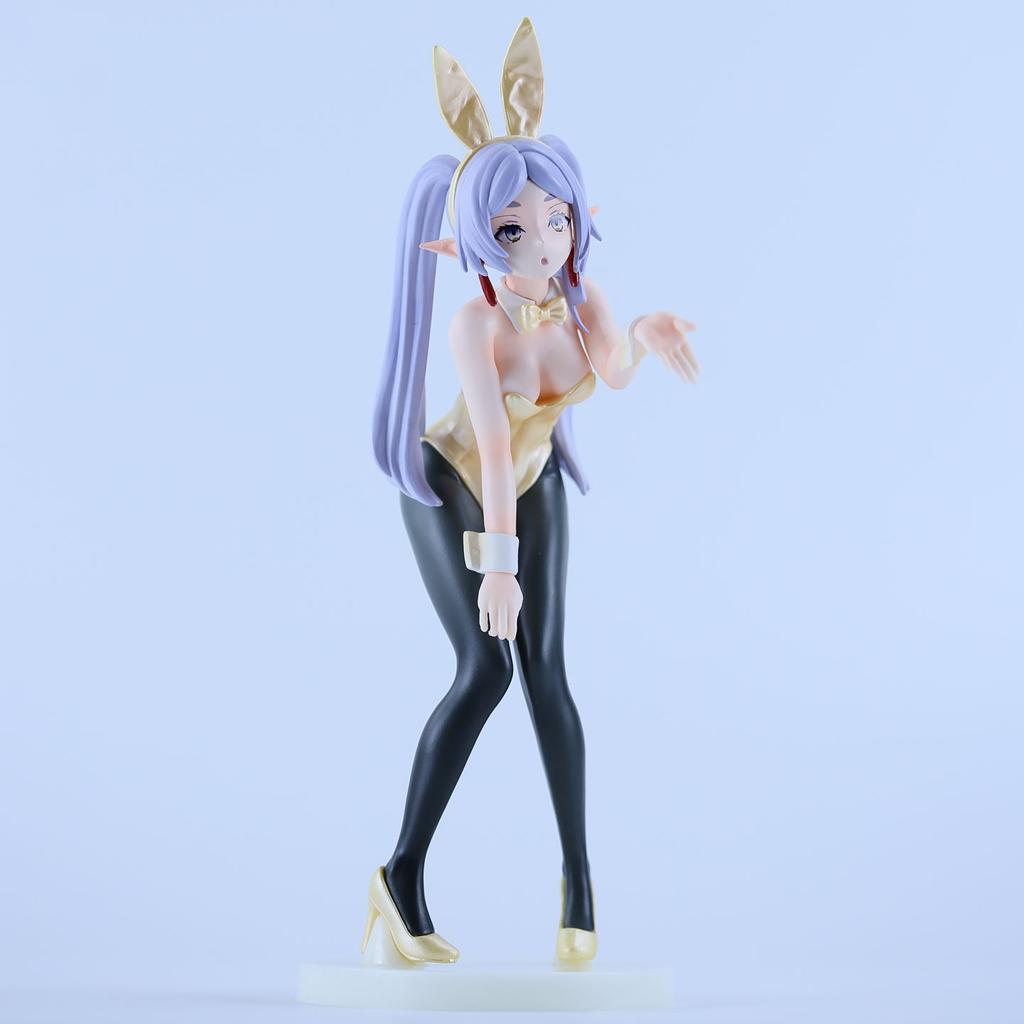 Frieren Beyond Journey's End Bunny Girl Cosplay Frieren Anime Figure Bishoujo Collectible Desktop Decor Lovely Gift for Fans