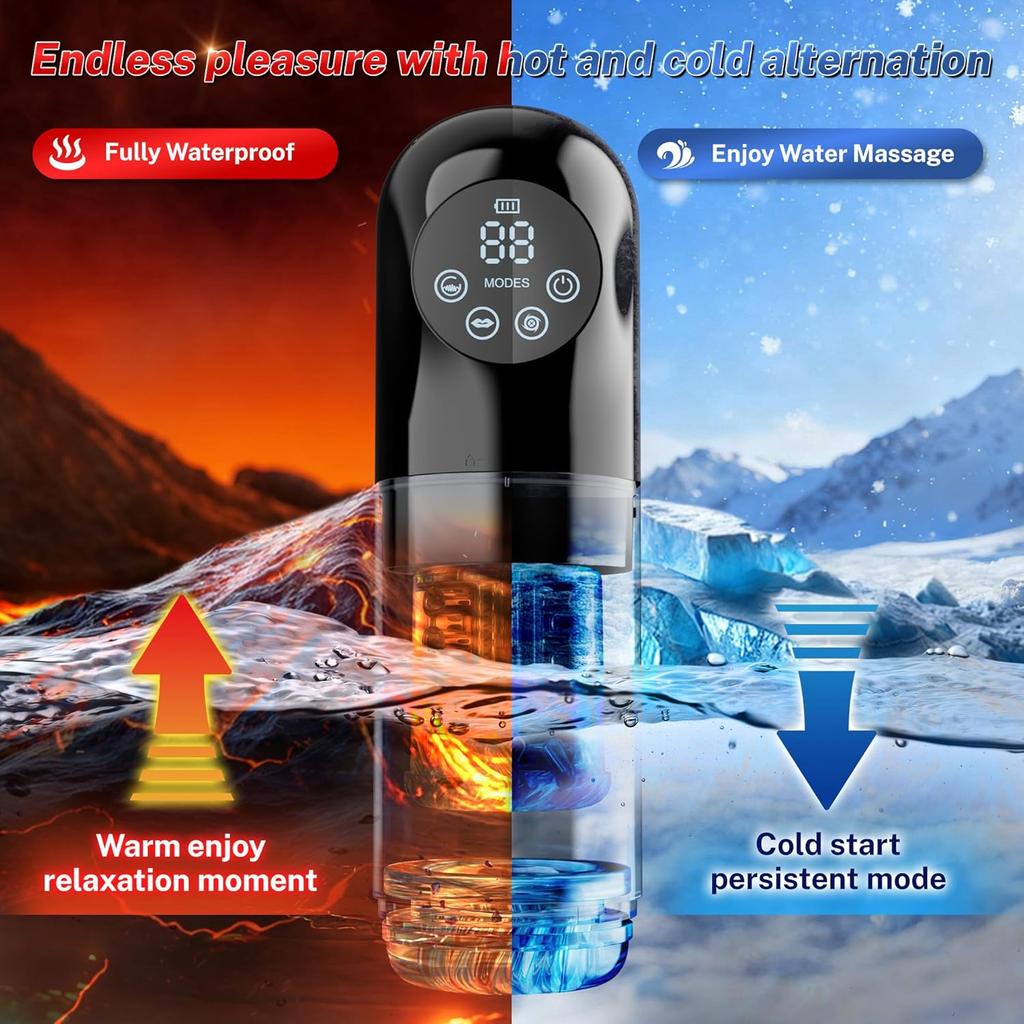 Male Masturbator Cup Automatic Male Masterbation Thrusting Rotating Vibrating Sucking Stroker Adult Sex Toys for Men