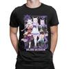 Mejiro McQueen Uma Musume Anime T-Shirts for Men  Vintage Pure Cotton Tees O Neck Short Sleeve T Shirts Graphic Tops