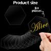 20/50Pcs Hexagonal Acrylics Shape Clear Acrylics Blank 3Inch Hexagonal Slices for Table Number Sign Art Painting