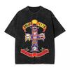 DrTeeth And The Elec woman Men Cotton Washed Hot stamping Print TShirt Harajuku Cotton Tshirt Mens Summer Short Sleeve Tees