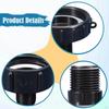 3Pcs IBC Drain Adapters Garden Hose Male Adapter Leakproof Rust Resistant Ton Barrel Accessory