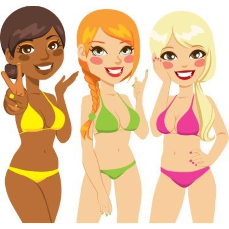 Swimsuit Bikini Swimsuit Sexy 1 Color Candy Color Bikini Swimsuit