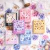 1box/60pcs Flower Butterfly Stickers, Decorative Stickers for Journals, Scrapbooks, DIY Crafts