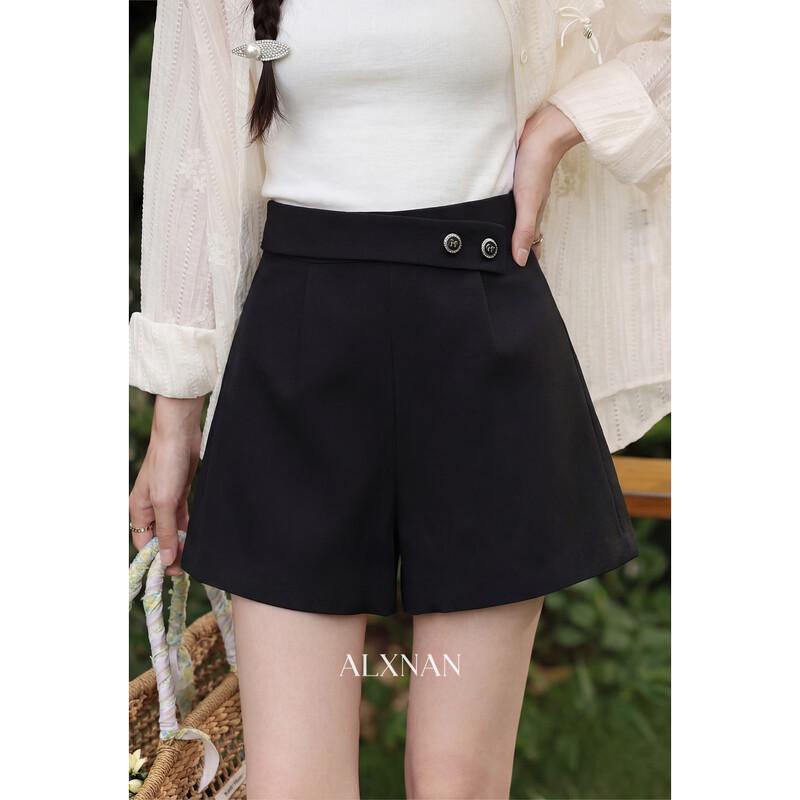 Women s Black Casual Denim Shorts S
