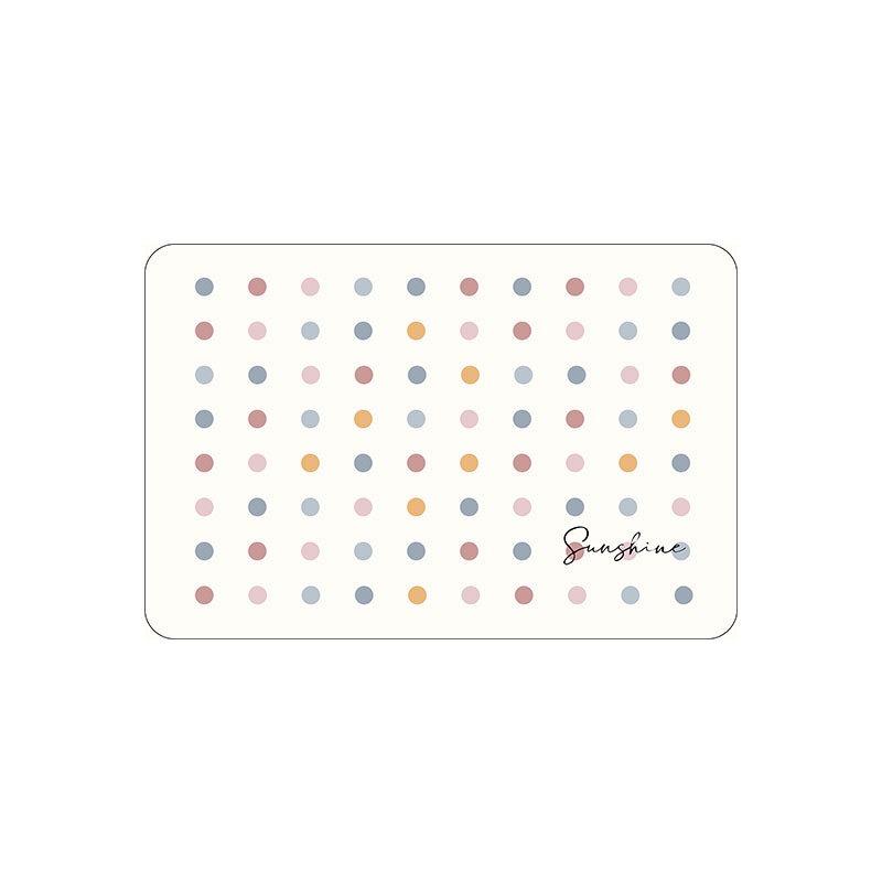 Extremely Simple Style Flower Kitchen Diatomaceous Mud Drainage Pad Absorbent Pad Bar Counter Coffee Machine Pad Placemat