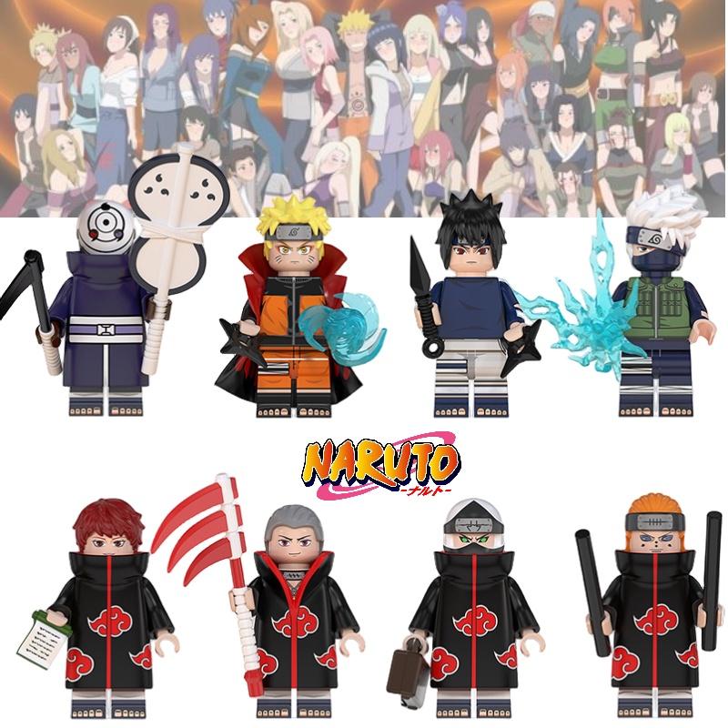 Wm6105 Naruto Series Uchiha Itachi Mini Figure Model Assembly Building Toy