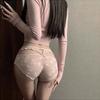 Slip da Donna Estivi in Pizzo Puro Sexy Delicato con Maniche a Sbuffo Laterali in Vita Triangolo Puro Cotone