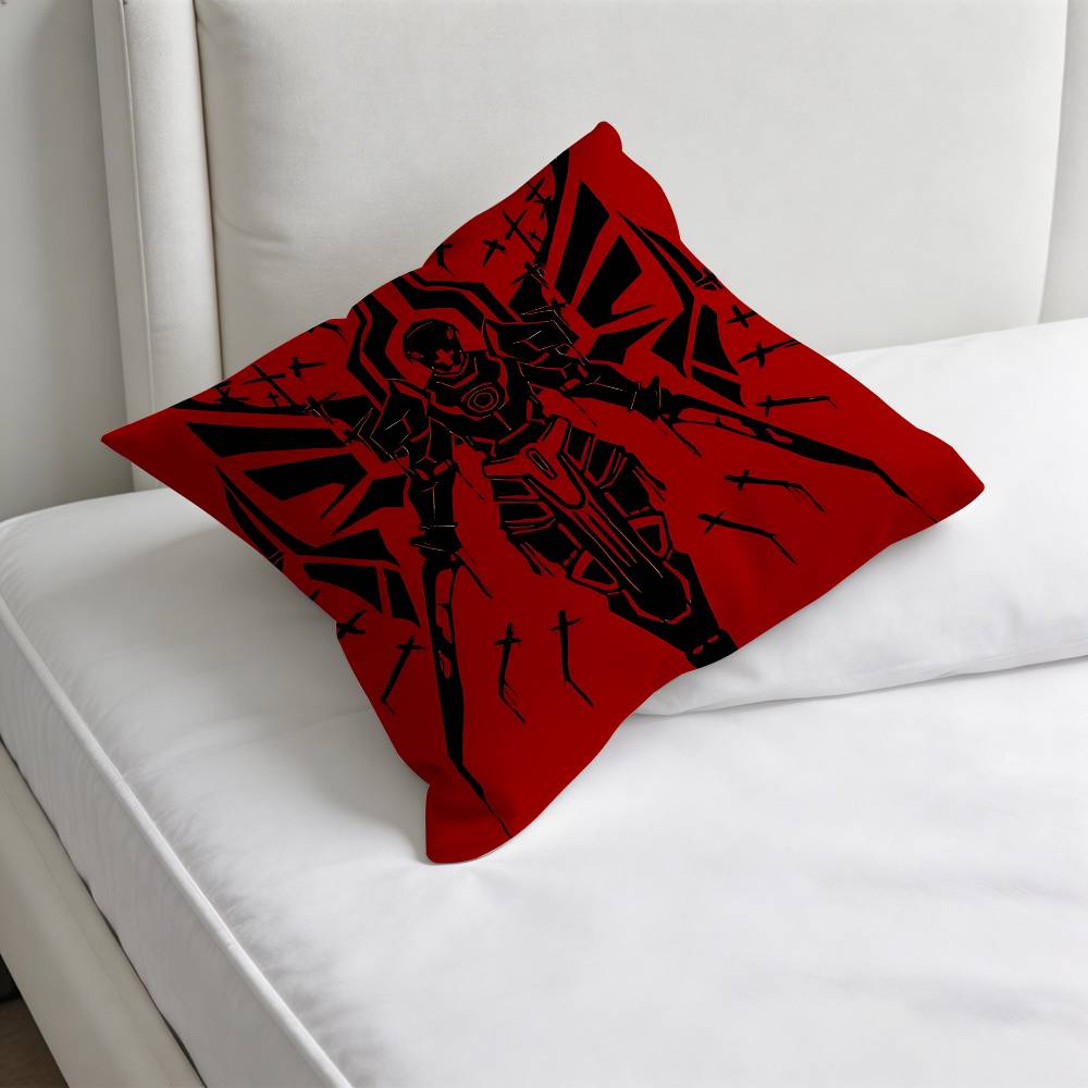 UULTRAKILL Gabriel Decorative Square Pillow Cover Modern Cushion Case for Living Room Bedroom