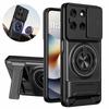 Armor Car Magnetic Ring Case For Motorola Moto G56 G86 G35 G55 G34 G54 G64 G84 G13 G23 G53 Lens Protect Cover Stand Holder Funda
