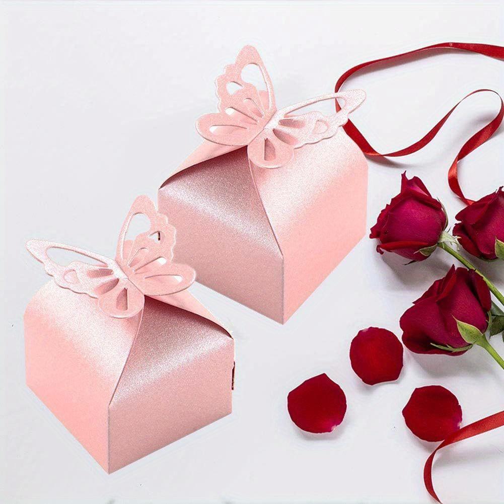 20PCS Small Favor Boxes, 3D Butterfly Candy Boxes Baby Shower Favor Boxes for Wedding Birthday Party Gift Treat Box