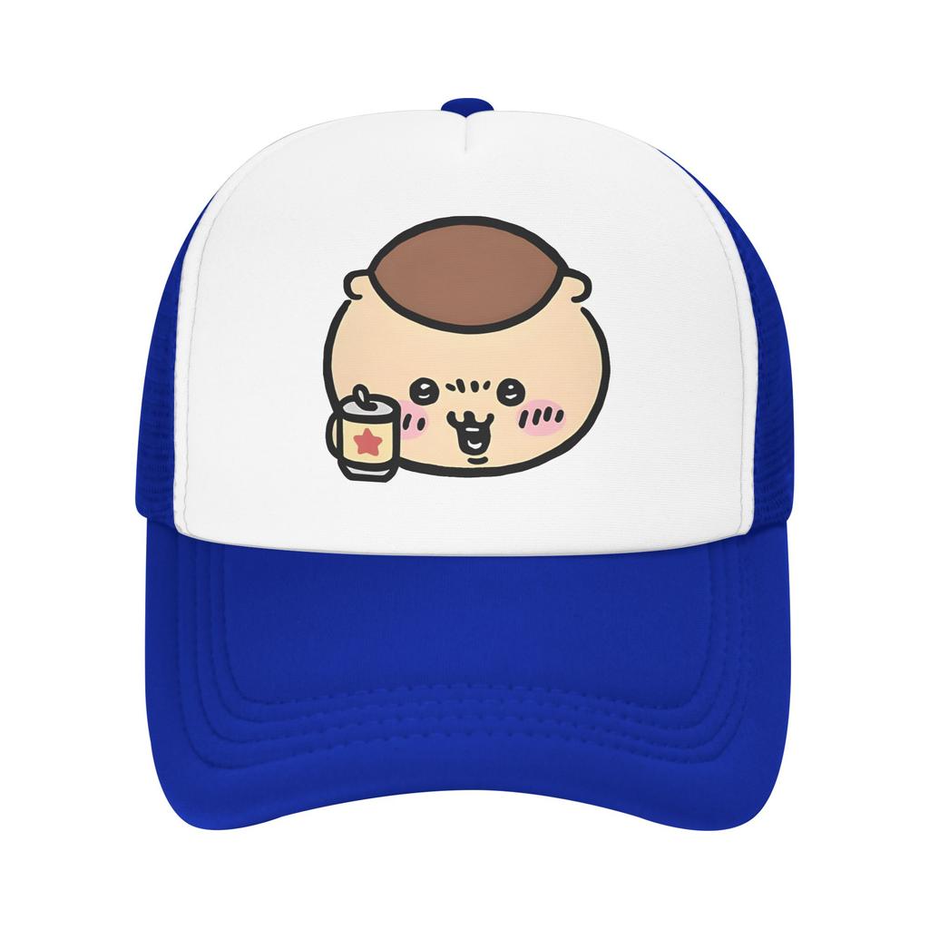 Unisex Chiikawas KuriUnisexju Trucker Cap Fashion Mesh Baseball Cap Polyester Hat Sun Hats Adjustable Golf Hats Autumn