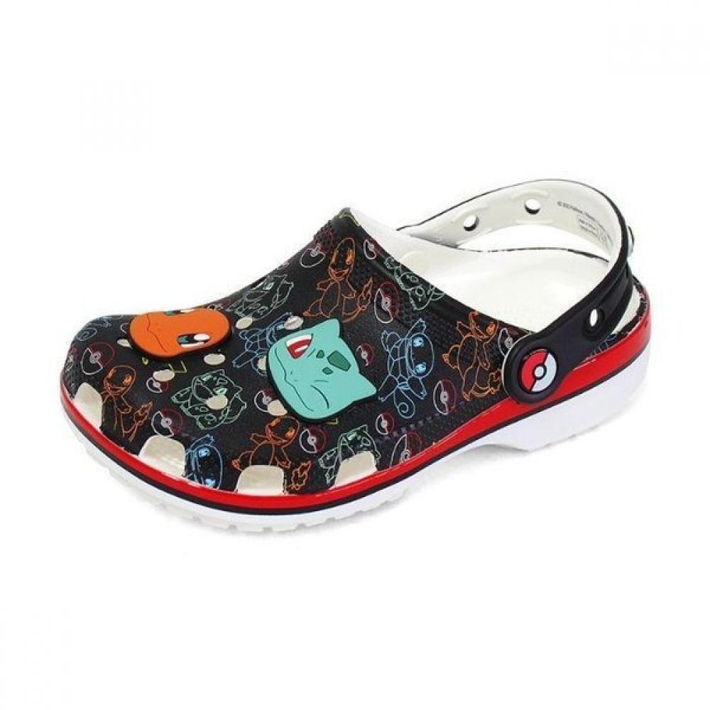 

Crocs Classic Pokemon Print Junior Clog Sandal Slipper Savezone05 Pokemon black/175