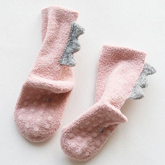 1 Pair Baby Socks Lovely Design Hand Washable Thickening Kids Cartoon Short Socks