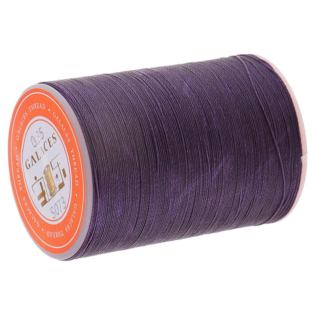 Hand Stitching Waxed Thread Polyester Cord for Leather Craft DIY Shoe Bag Carpet Repair and Beading