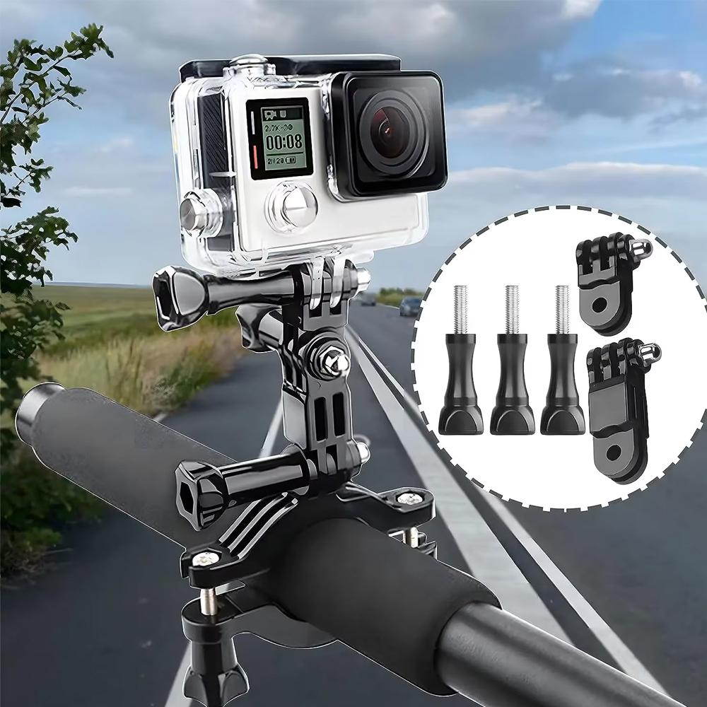 Three-Way Adjustable Arm Extension Pivot Mount For GoPro Hero 13 12 11 10 9 8 SJCAM SJ4000 AKASO Insta360 DJI Osmo Action Camera