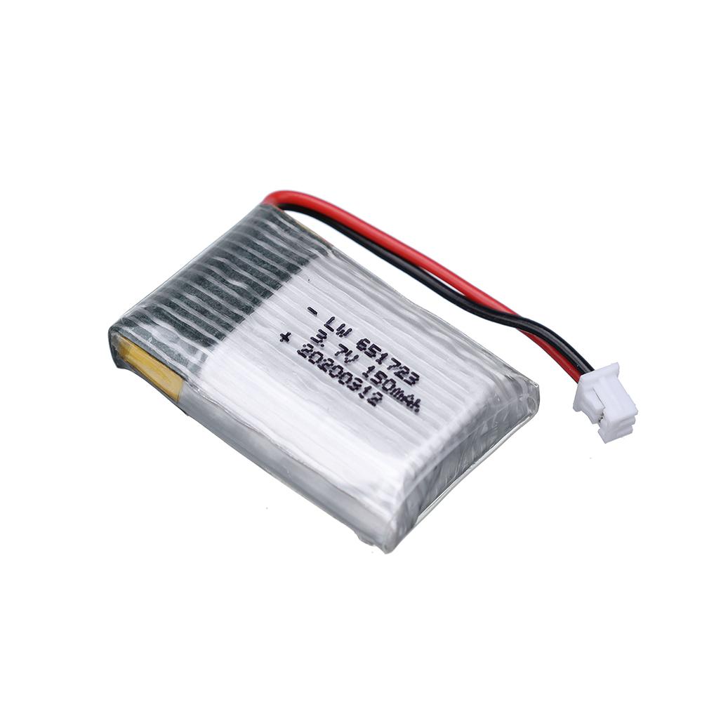 3.7V 150mah 651723 for H20 S8 M67 U839 RC Quadcopter helicopter spare parts 3.7V LiPo battery for H20 RC toys Drones batteries