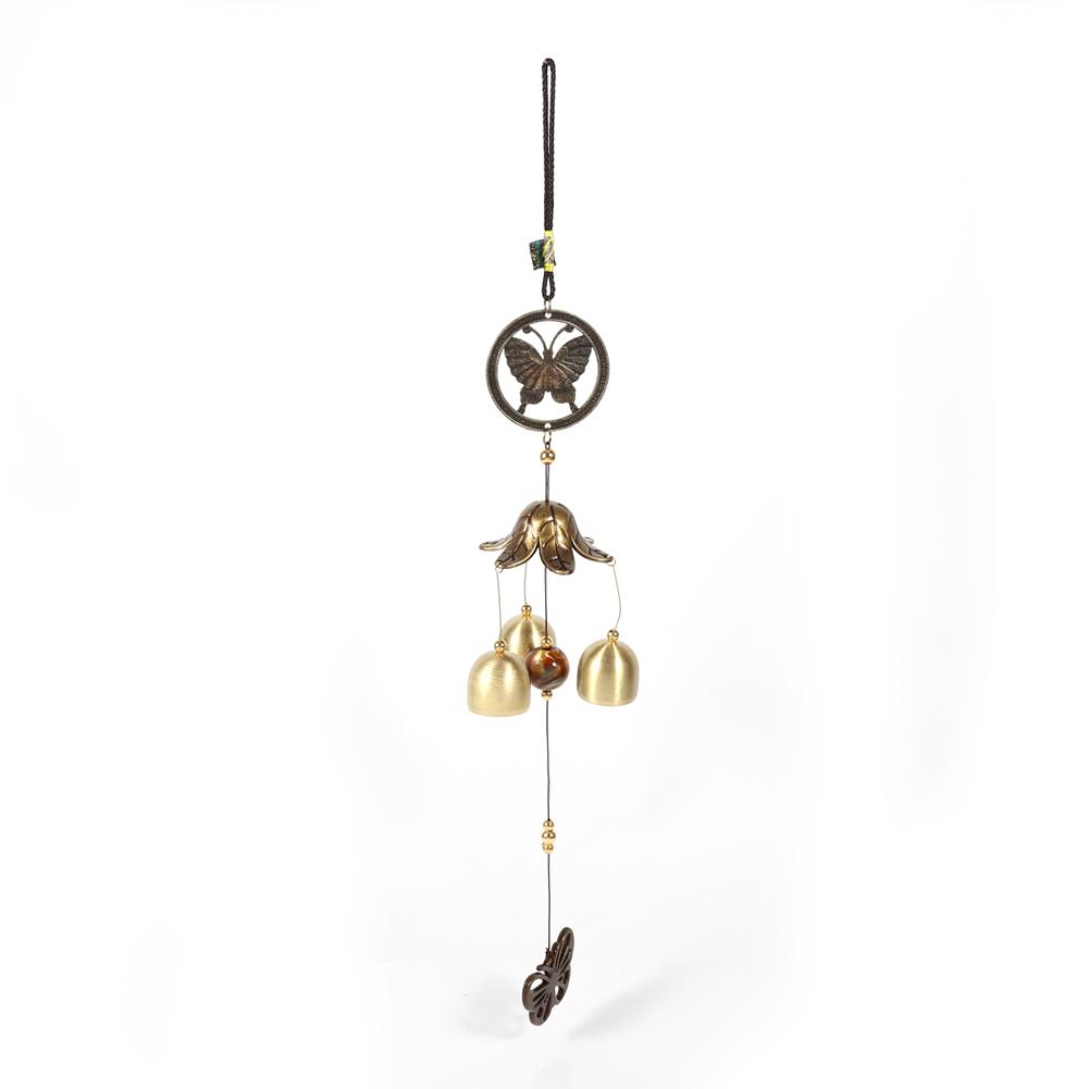

Металлическая бабочка Декор Церковные колокольчики Ветер колокольчики подвесное украшение для двери и окна