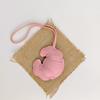 Creative Cow Horn Leather Backpack Pendant Fashion Cute Patchwork Pink White Patch Keychain Clothing Luggage Matching Pendant