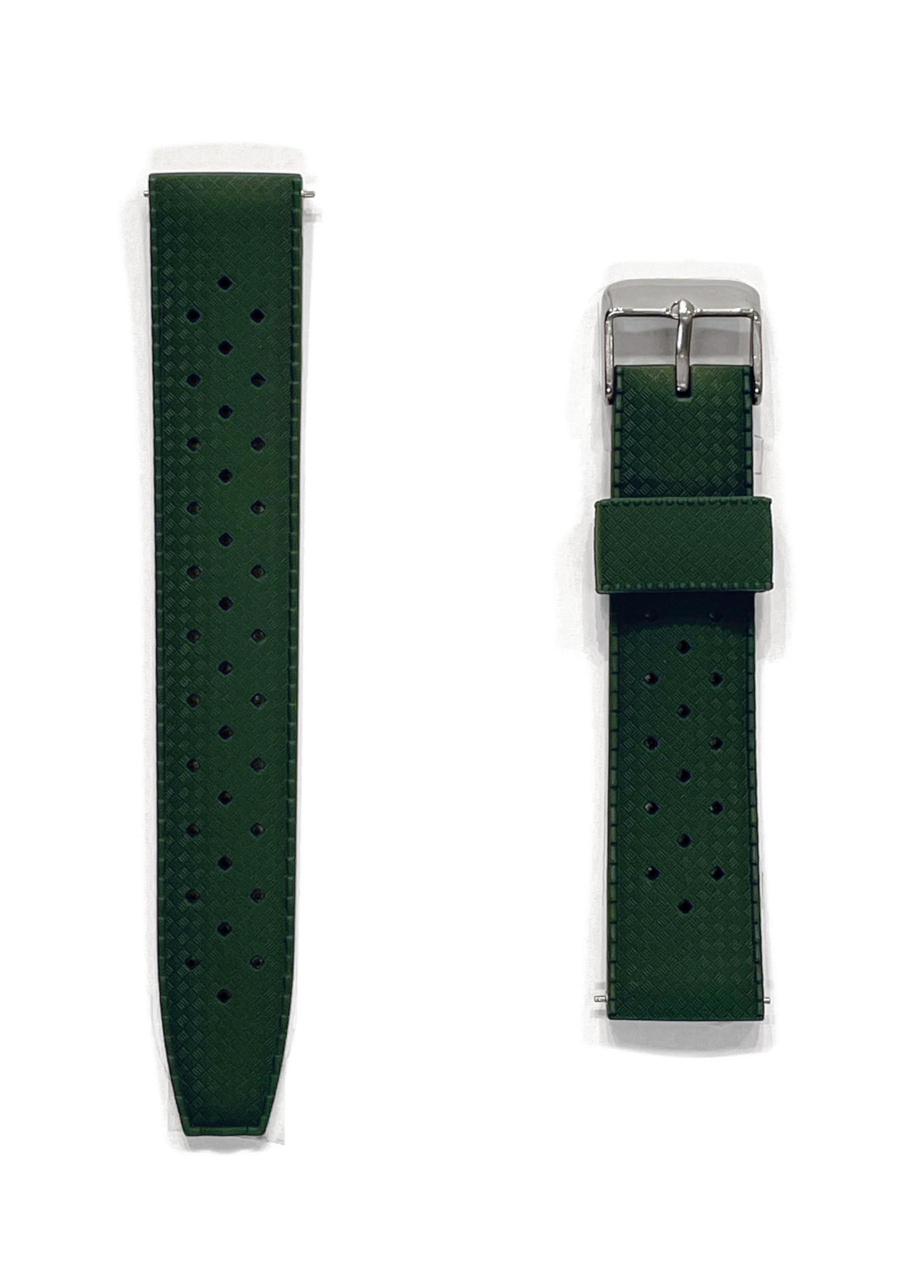 

EUROPEAN Tropical Strap 20mm 22mm Watch Band (Green, 20mm)