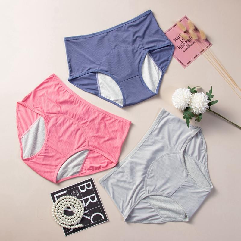 Seamless Ice Silk Panties for Women Plus Size Super Elastic Briefs Breathable Underpants Female Comfortable Underwear
