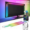 Intelligenter Umgebungs-PC-Display-Sync-Musik-Computermonitor Hintergrundbeleuchtung LED-Streifenlicht RGB-Farbe DIY-Spiel Feiertagsatmosphäre Dekorationslampe