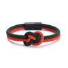 Neues Kontrastfarben-Matching Herrenarmband Premium Ausgewähltes 4mm Seil Handgeflochtene Knotenarmband Vielseitiger Männerschmuck Joias