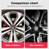 4Pcs 56/60mm Car Wheel Center Hub Caps Sticker Rim Cover Emblem Badge For Skoda Octavia 2 3 a5 a7 Fabia Kamiq Kapoq Kodiaq Rapid