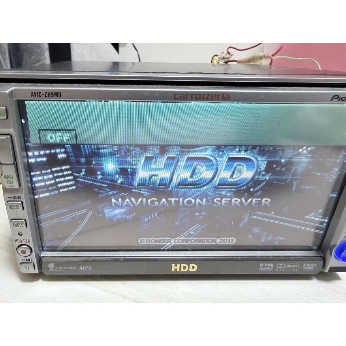 Operation confirmed carrozzeria Carrozzeria AVIC-ZH9MD HDD navigation Sacar navigation CD DVD