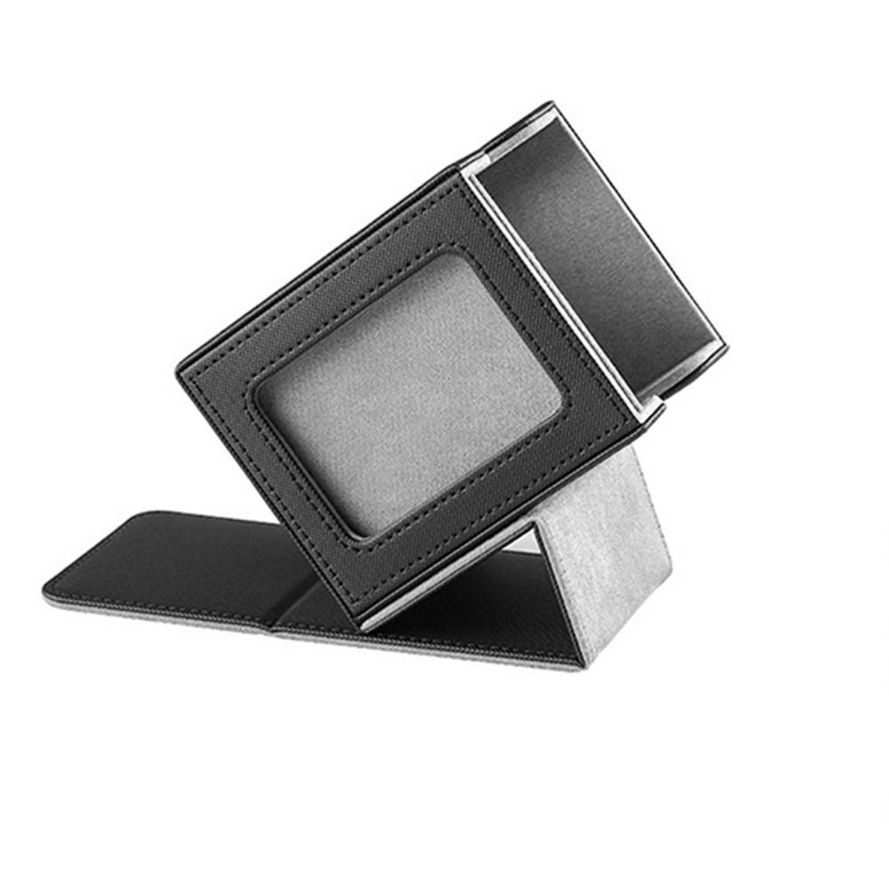 Flannel Game MTG Trading Card Holder PU Leather Game Card Organizer Fashion Card Deck Box