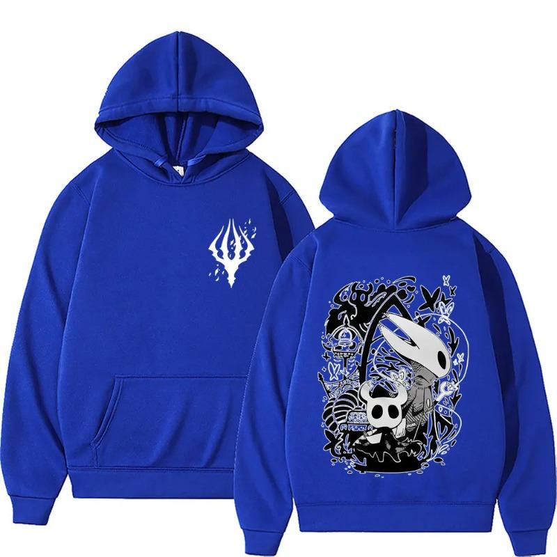 Game Hollow Knight Graphic Hoodie Men Women Clothing Casual Oversized Streetwear Male Vintage Fleece Hoodies Fans Gift Hoodies