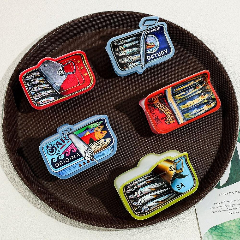 Cartoon Anime Sardine Hair Claw Acrylic Shark Hair Clip Novelty Fish Hairpin