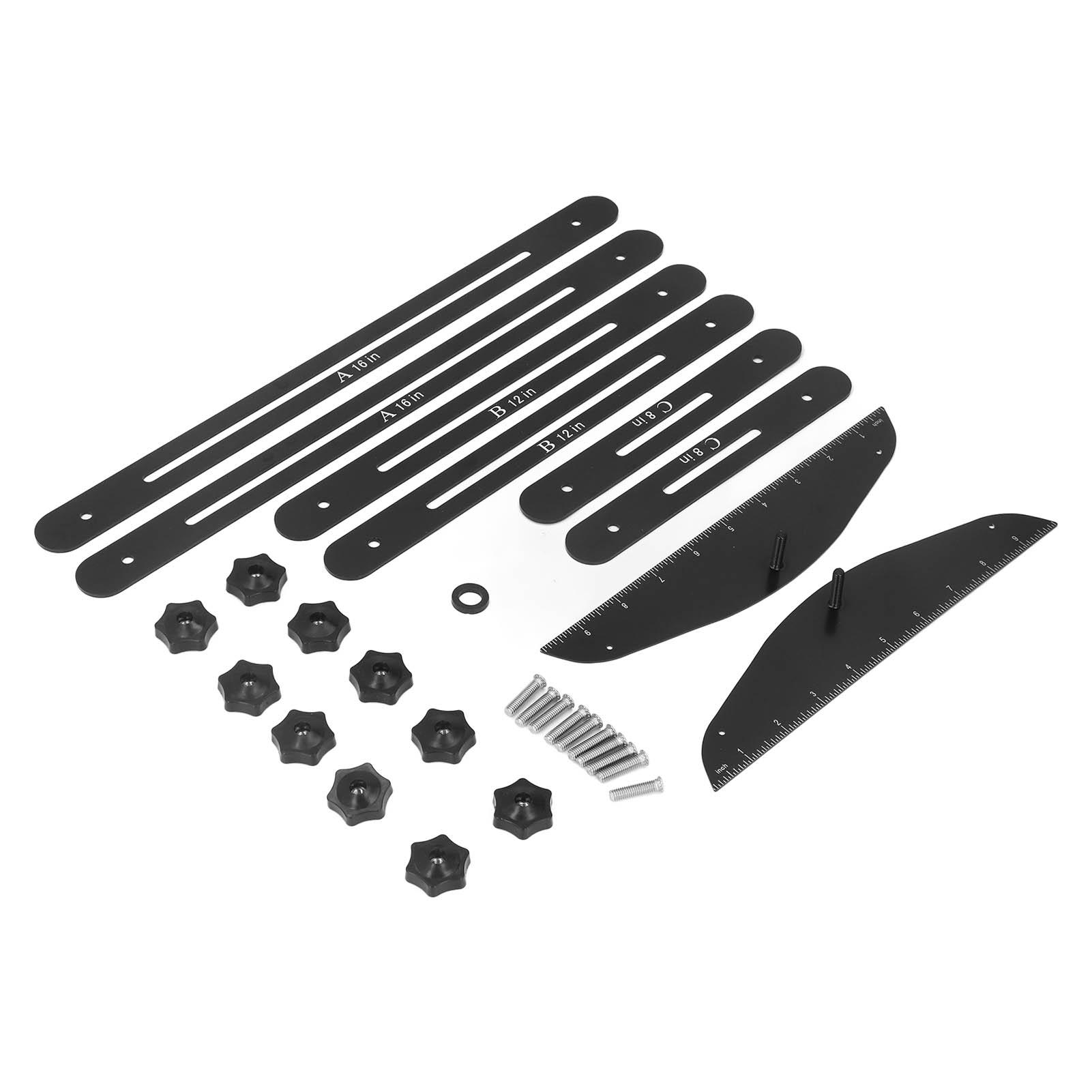 

Шаблон для измерения ступеней лестницы, инструментальная полка, приспособление для разметки 1160 дюймов Измерение для Подступенков Полка Гипсокартон Черный чёрный