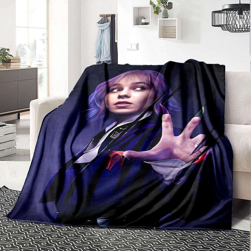 1pc Wednesday1 Blanket, Gift, for Men and Women, Soft Blanket, Good for Sofa Bed Couch Travel, Lightweight Flannel Blanket