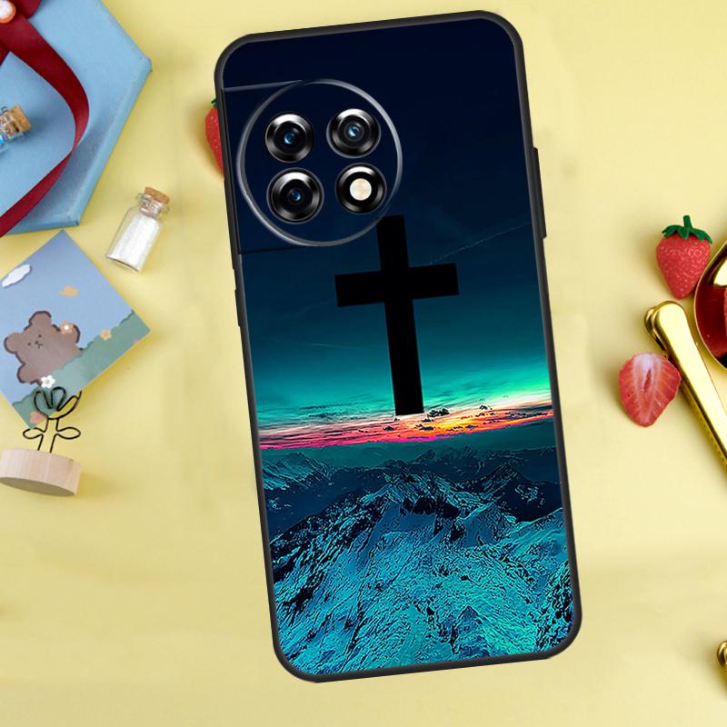 

New Faith Christian Religious Jesus Case For OnePlus 13T 13R 12 12R 15 13 11 10 10T 8T Nord CE 2 3 4 Lite N20 N30 Nord 5 Cover OnePlus Nord CE4