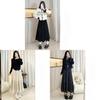 Golden Velvet Skirt With Pleated Design For Casual And Office Wear