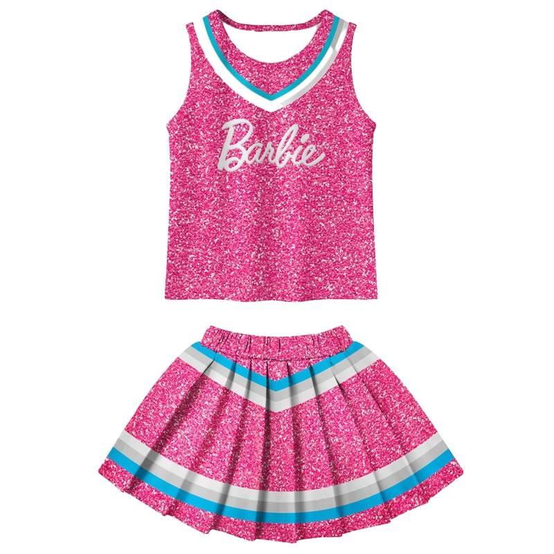 Barbie Film Fialové Polyesterové Vlákno Cosplay Šaty Pro Děti Velikosti)