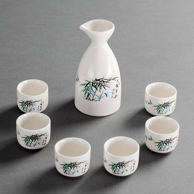 Short Cloud Ceramic Baijiu Set