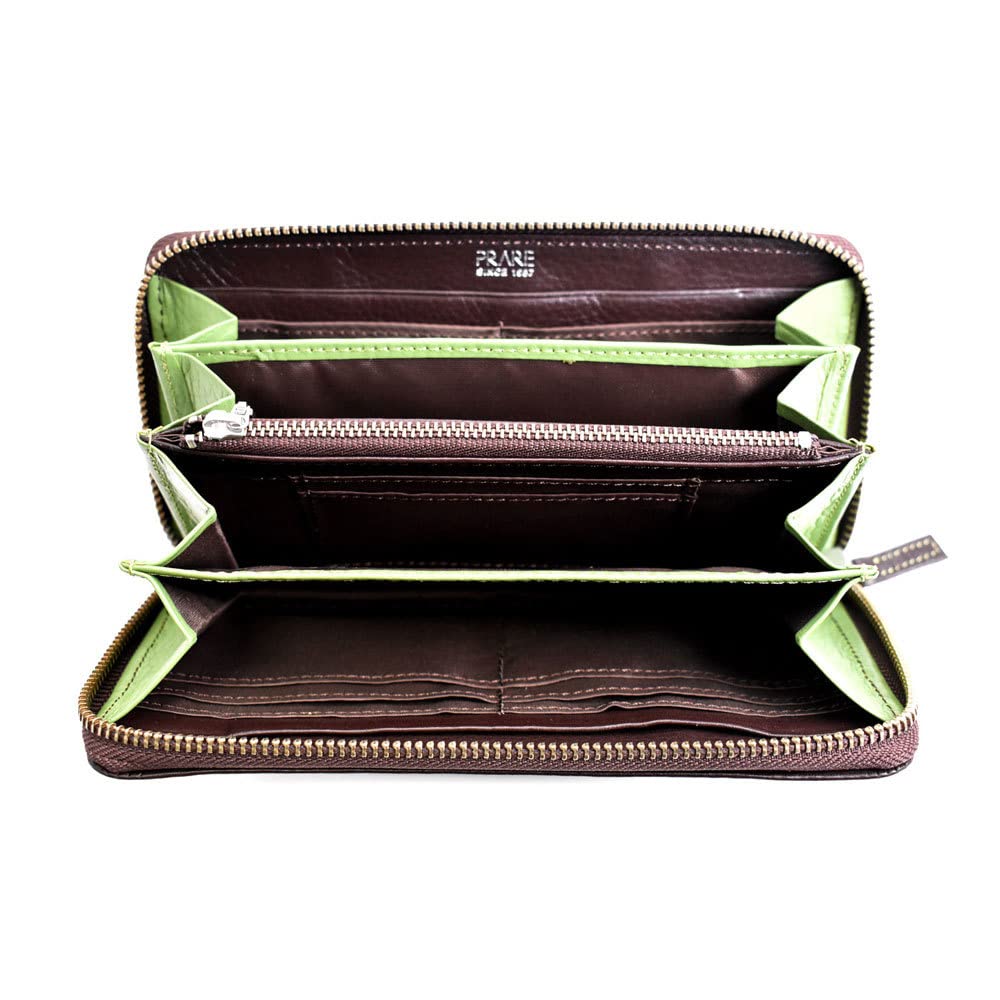 Prairie 1957 NewPeople Men's Zip-Around Long Wallet in BlackBlue