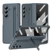 For Samsung Galaxy Z Fold 7 6 5 4 Phone Case ,Hinged Protection Cover Shockproof PC + Screen Tempered Glass Protector Film With Pen Slot & Free Stylus