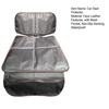 Child Car Seat Protector with Mesh Pocket Non-Slip Backing Waterproof Stain Resistant Thick Padding Baby Car Seat Cover