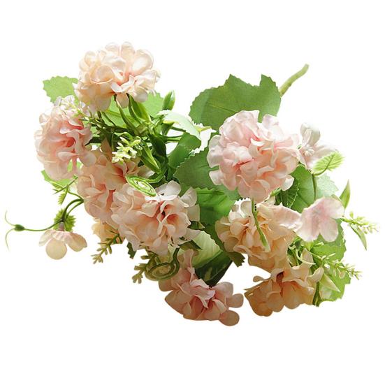 Flowers Pot Reusable Vivid Gift Colorful Fake Flower Bouquet for Garden Office Coffee House