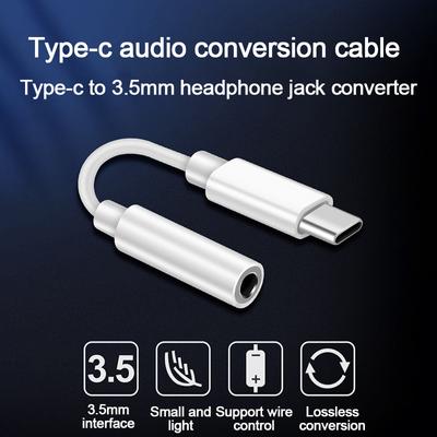Adaptateur pour écouteurs Type C Jack 3,5 USB C vers 3,5 mm auxiliaire Câble audio