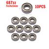 10pcs Miniature Bearings 685zz 608z 625ZZ Silent Small Bearing Deep Groove Mini Ball Bearing Carbon Steel for Skateboard Scooter